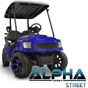 Club Car Precedent ALPHA Street Front Cowl Kit in Blue (Years 2004-Up) - Image 1