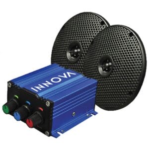 INNOVA 2-Channel Mini-Amp Bluetooth Stereo with 5 Inch Speakers - Image 2