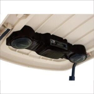 2004-21 Club Car Precedent Black Overhead Radio Console (Fits 2004-Up) - Image 1