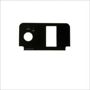 2000-Up EZGO Medalist-TXT - Console Plate Label with Key Switch - Image 1