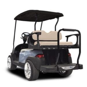 EZGO RXV Madjax Genesis 300 Rear Seat with Standard Sandstone Seat Cushions (Years 2008-Up) - Image 1