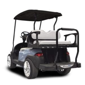 Club Car DS Madjax Genesis 250 Rear Seat with Standard White Seat Cushions (Years 2000-Up) - Image 1