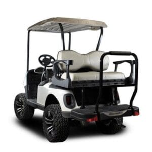 EZGO RXV Madjax Genesis 250 Rear Seat with Deluxe Oyster Seat Cushions (Years 2008-Up) - Image 1