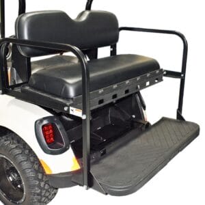 2008-Up EZGO RXV - GTW Mach3 Black Rear Flip Seat - Image 1