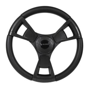 Gussi Italia Model 13 Black/Carbon Fiber Steering Wheel For Yamaha G16-Drive2 - Image 7