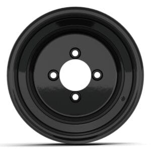 10" Matte Black Steel Wheel (3:5 Offset) - Image 2