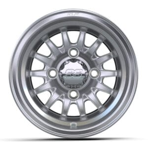 10" GTW® Medusa Silver with Machined Accents Wheel - Image 2