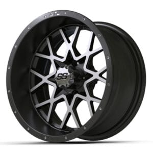 GTW® 14" Vortex Wheel – Matte Grey/Machined - Image 3