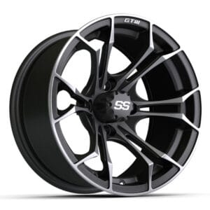14" GTW® Spyder Wheel – Matte Gray - Image 1