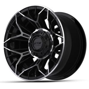 12” GTW Stellar Machined & Black Wheel - Image 2