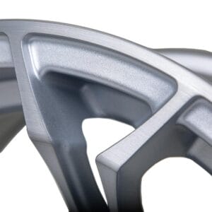12" GTW Spyder Matte Silver with Machined Accents Wheel - Image 4
