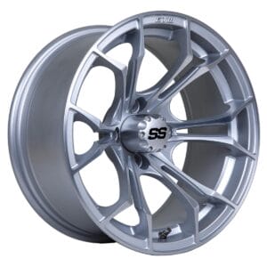 14" Spyder Matte Silver with Machined Accents Wheel - Image 1