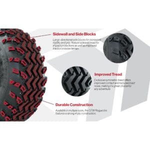 22x11.00-12 GTW Rogue All Terrain Tire - Image 6