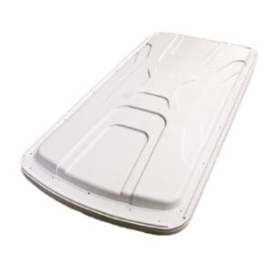 84″ RedDot® Versa Triple Track Top - White - Image 1