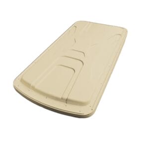 Club Car-EZGO-Yamaha - 84 Inch Beige Low-Profile Versa Top with Triple Track - Image 1