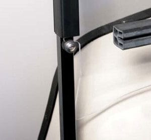 2014-Up EZGO Freedom TXT-T48 - Impact-Resistant Bolt-On Folding Windshield - Image 1