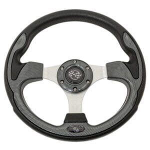 Club Car-EZGO-Yamaha - GTW Carbon Fiber Steering Wheel - Image 1