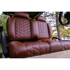 MadJax Aviator EZGO TXT/RXV & MadJax XSeries Coffee Front Seat Cushions - Image 5