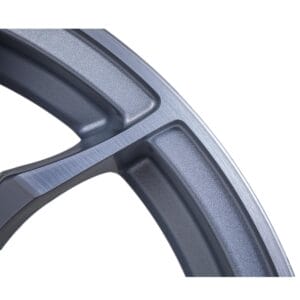 15" GTW Spyder Matte Silver with Machined Accents Wheel - Image 3