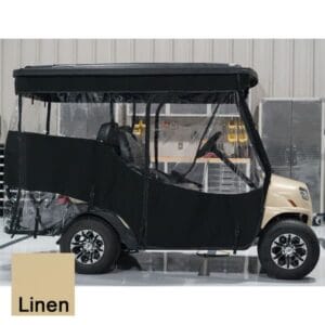 2008-Up EZGO RXV - Red Dot Chameleon Linen 4-Passenger Track Style Soft Enclosure - Image 2