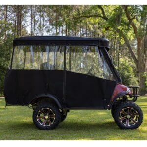 RedDot Track Style Black Vinyl Enclosure for Evolution Forester 4 Plus & Classic 4 Passenger - Image 4