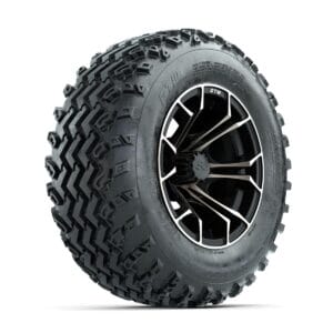 GTW Spyder Bronze/Matte Black 12 in Wheels with 23x10.00-12 Rogue All Terrain Tires   Full Set - Image 3
