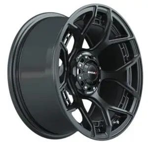 Set of (4) 15" MadJax® Flow Form Evolution Matte Black Wheels with GTW® Fusion GTR Street Tires - Image 4
