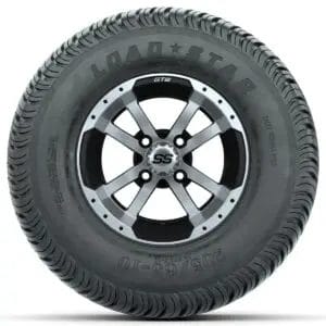 Set of (4) 10 in GTW Storm Trooper Wheels with 205/65-10 Kenda Load Star Street Tires - Image 2