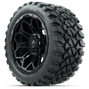 Set of (4) 14 in GTW Bravo Wheels with 23x10-14 GTW Nomad All-Terrain Tires - Image 3