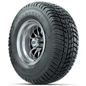 Set of (4) 10 in GTW Medusa Wheels with 205/65-10 Kenda Load Star Tires - Image 2