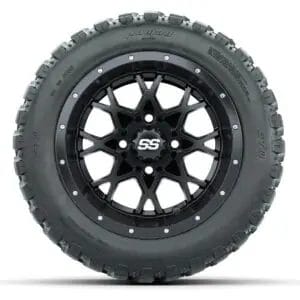 Set of (4) 12 in GTW Vortex Wheels with 20x10-R12 GTW Nomad All-Terrain Tires - Image 2