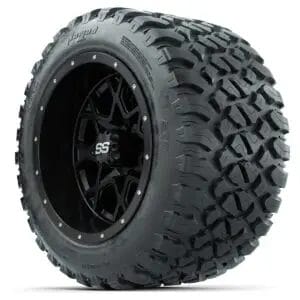 Set of (4) 12 in GTW Vortex Wheels with 20x10-R12 GTW Nomad All-Terrain Tires - Image 3
