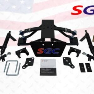 SGC Lift Kit – 4” Heavy Duty Double A-Arm Suspension for Club Car Precedent/Tempo (2004-up) - Image 2