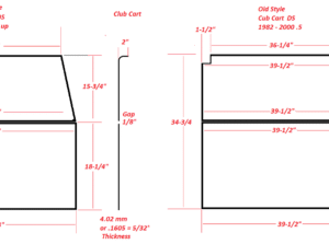 SGC Windshield Tinted Foldable for Club Car DS (2000.5-up) - Image 3