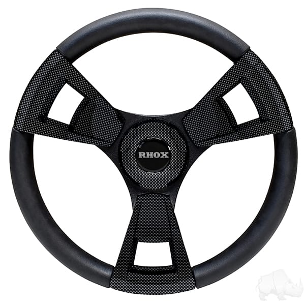 E-Z-GO Fontana Carbon Fiber Steering Wheel Kit with Hub