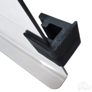 Windshield, Clear 2 Piece, E-Z-Go Express Cowl w/ Standard Top & 3/4" Strut - Image 2
