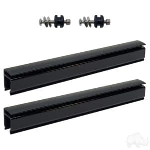 Windshield, Clear 2 Piece, E-Z-Go Express Cowl w/ Standard Top & 3/4" Strut - Image 5