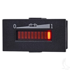 Charge Meter, 48V Horizontal Digital – Premium Golf Cart Meter