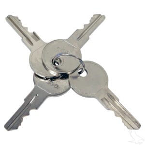 Key Switch, E-Z-Go TXT 96+, 2 Terminal with Mixed Key Codes - Image 2