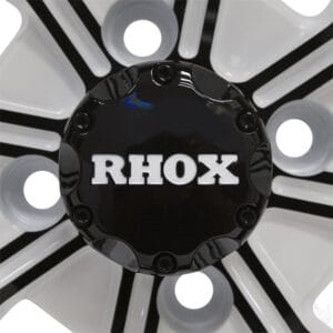RHOX RX281, White with Gloss Black, 14x7 ET-25 - Image 4