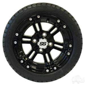 RHOX RX331, Black w/ Center Cap, 12x7 ET-25 - Image 2