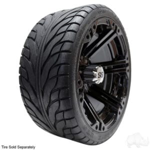 RHOX RX354 Gloss Black w/ Chrome Center Cap, 14x7 ET-25 - Image 13