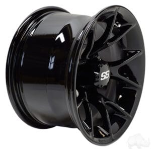 RHOX RX406, Gloss Black, 12x7 ET-25 - Image 3