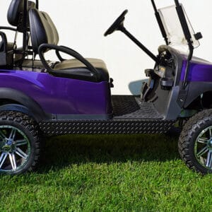 Rocker Panels, Black Powder Coated, Club Car Tempo, Precedent - Image 4