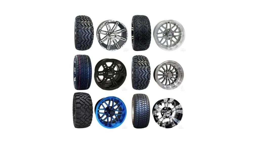 Most Popular Golf Cart Wheel & Tire Combos (10-15″) Guide
