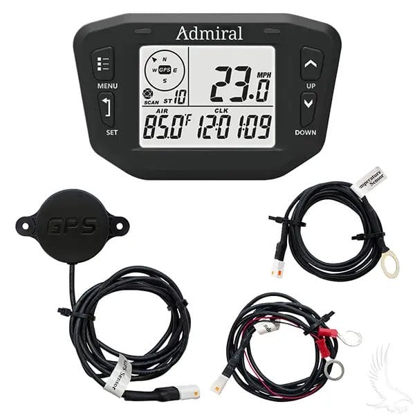 Admiral Digital GPS Multi-Function Speedo Golf Cart Meter